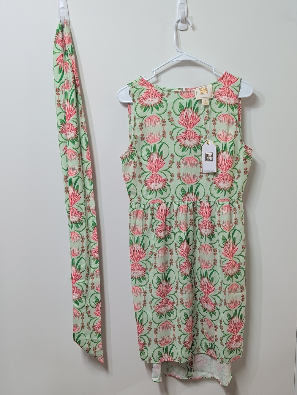 Emily McCarthy Proper Protea Belted Emily Dress